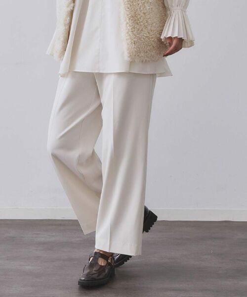 OPAQUE.CLIP / オペーク ドット クリップ パンツ | ウォームタッチ イージーワイドパンツ【洗濯機洗OK/ストレッチ】≪SS～LL≫ | 詳細19