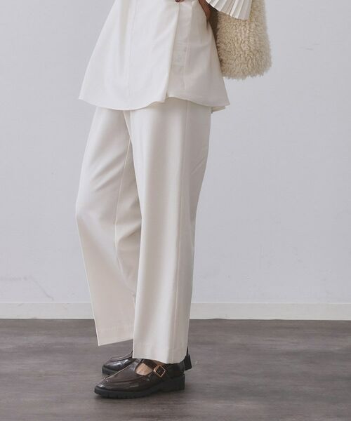 OPAQUE.CLIP / オペーク ドット クリップ パンツ | ウォームタッチ イージーワイドパンツ【洗濯機洗OK/ストレッチ】≪SS～LL≫ | 詳細20