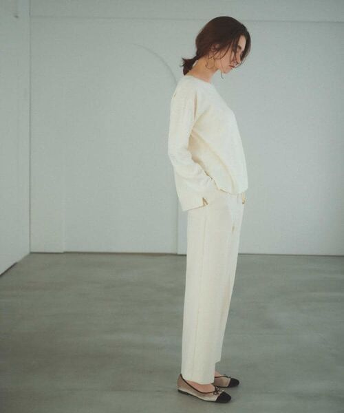 OPAQUE.CLIP / オペーク ドット クリップ パンツ | ウォームタッチ イージーワイドパンツ【洗濯機洗OK/ストレッチ】≪SS～LL≫ | 詳細24