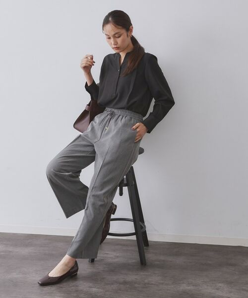 OPAQUE.CLIP / オペーク ドット クリップ パンツ | ウォームタッチ イージーワイドパンツ【洗濯機洗OK/ストレッチ】≪SS～LL≫ | 詳細27