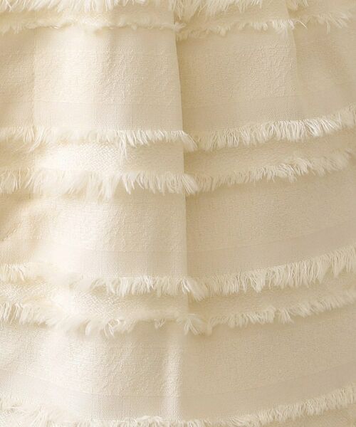 OPAQUE.CLIP / オペーク ドット クリップ パンツ | フリンジボーダージャカードワイドパンツ【洗濯機洗い可】 | 詳細8