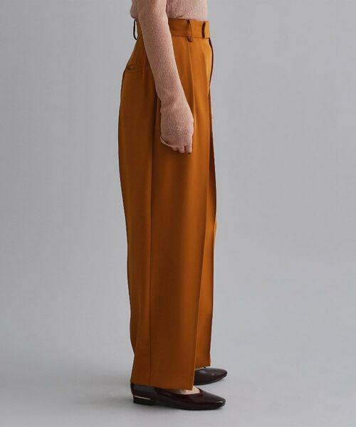 OPAQUE.CLIP / オペーク ドット クリップ パンツ | 【es】タックワイドストレートパンツ【洗濯機OK/防シワ/UVケア/接触冷感/吸水速乾】 | 詳細10