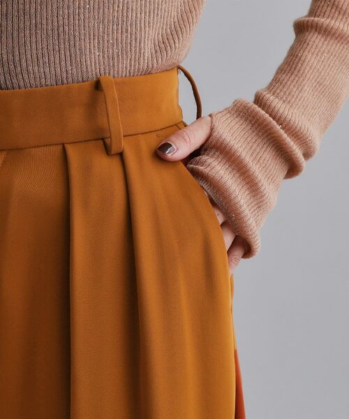 OPAQUE.CLIP / オペーク ドット クリップ パンツ | 【es】タックワイドストレートパンツ【洗濯機OK/防シワ/UVケア/接触冷感/吸水速乾】 | 詳細14