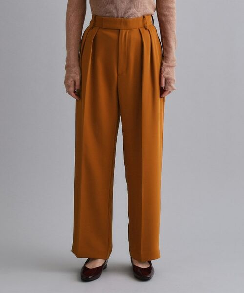 OPAQUE.CLIP / オペーク ドット クリップ パンツ | 【es】タックワイドストレートパンツ【洗濯機OK/防シワ/UVケア/接触冷感/吸水速乾】 | 詳細9