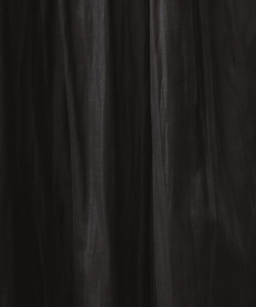 OPAQUE.CLIP / オペーク ドット クリップ ロング・マキシ丈スカート | レザーライクタックフレアスカート【洗濯機洗い可】 | 詳細4