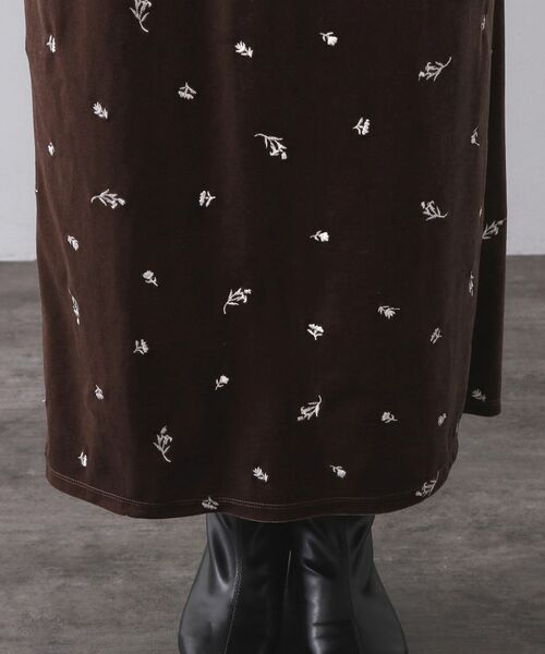 OPAQUE.CLIP / オペーク ドット クリップ ロング・マキシ丈スカート | ベロアナロースカート/セットアップ対応可【洗濯機OK】 | 詳細24