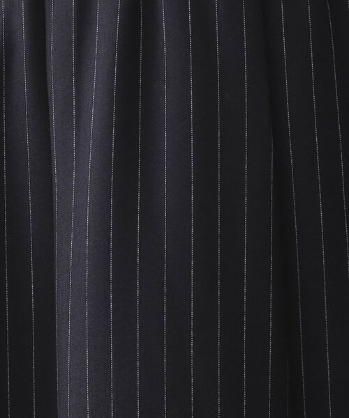 OPAQUE.CLIP / オペーク ドット クリップ ロング・マキシ丈スカート | ピンストライプレイヤード風フレアスカート【洗濯機洗い可】 | 詳細4