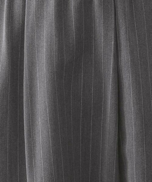 OPAQUE.CLIP / オペーク ドット クリップ ロング・マキシ丈スカート | ピンストライプレイヤード風フレアスカート【洗濯機洗い可】 | 詳細8