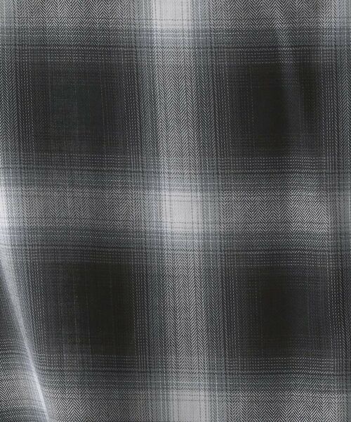 OPAQUE.CLIP / オペーク ドット クリップ シャツ・ブラウス | オンブレチェックシャツ【洗濯機洗い可】 | 詳細4