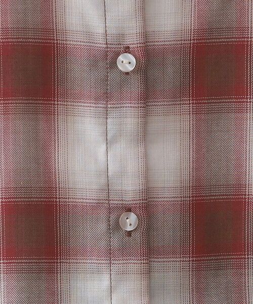 OPAQUE.CLIP / オペーク ドット クリップ シャツ・ブラウス | オンブレチェックシャツ【洗濯機洗い可】 | 詳細8