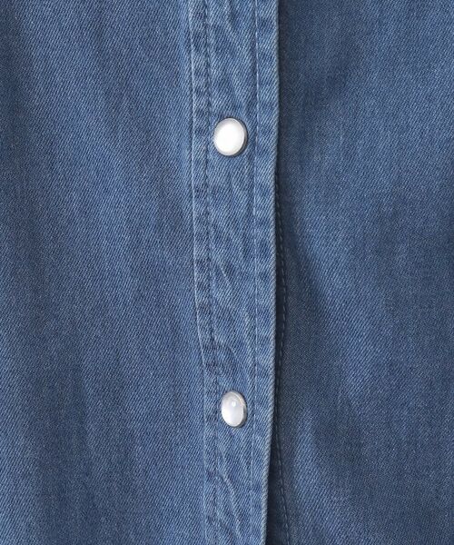 OPAQUE.CLIP / オペーク ドット クリップ シャツ・ブラウス | セルロース混デニムボウタイブラウス【洗濯機洗い可】 | 詳細17