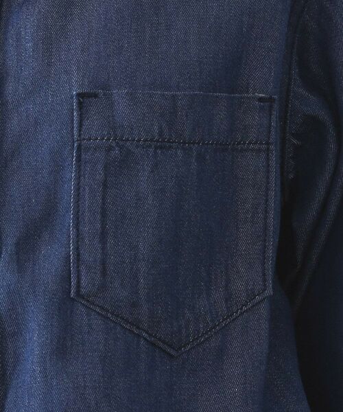 OPAQUE.CLIP / オペーク ドット クリップ シャツ・ブラウス | セルロース混デニムボウタイブラウス【洗濯機洗い可】 | 詳細9