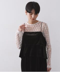 OPAQUE.CLIP / オペーク ドット クリップ シャツ・ブラウス | ベロアキャミ/セットアップ対応可【洗濯機OK】