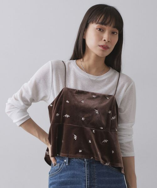 OPAQUE.CLIP / オペーク ドット クリップ シャツ・ブラウス | ベロアキャミ/セットアップ対応可【洗濯機OK】 | 詳細10