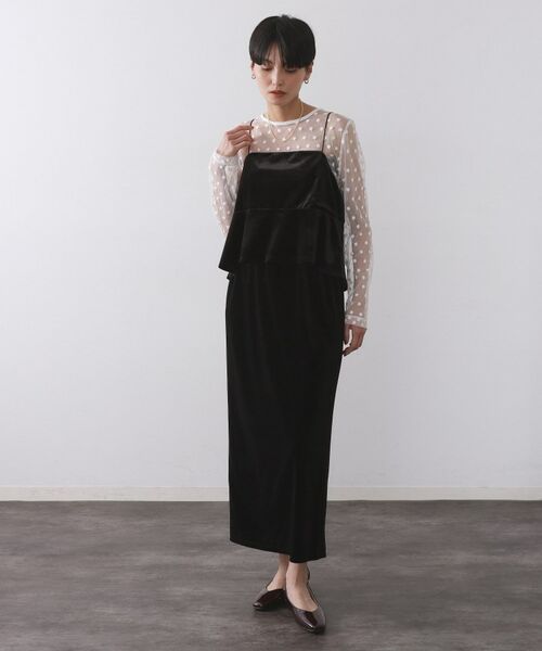 OPAQUE.CLIP / オペーク ドット クリップ シャツ・ブラウス | ベロアキャミ/セットアップ対応可【洗濯機OK】 | 詳細16