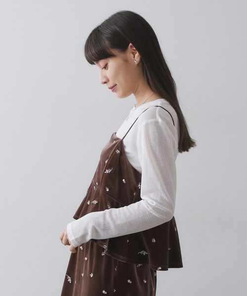 OPAQUE.CLIP / オペーク ドット クリップ シャツ・ブラウス | ベロアキャミ/セットアップ対応可【洗濯機OK】 | 詳細20