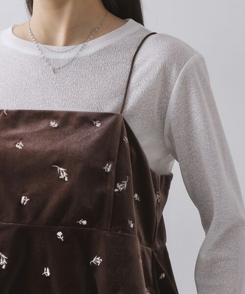 OPAQUE.CLIP / オペーク ドット クリップ シャツ・ブラウス | ベロアキャミ/セットアップ対応可【洗濯機OK】 | 詳細23