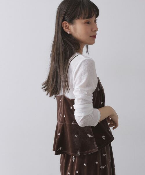 OPAQUE.CLIP / オペーク ドット クリップ シャツ・ブラウス | ベロアキャミ/セットアップ対応可【洗濯機OK】 | 詳細8