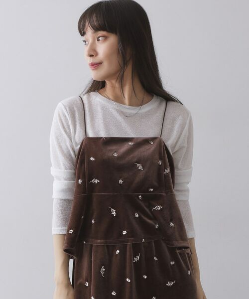 OPAQUE.CLIP / オペーク ドット クリップ シャツ・ブラウス | ベロアキャミ/セットアップ対応可【洗濯機OK】 | 詳細9