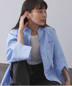 OPAQUE.CLIP / オペーク ドット クリップ シャツ・ブラウス | フォルムデザインシャツ【洗濯機OK】