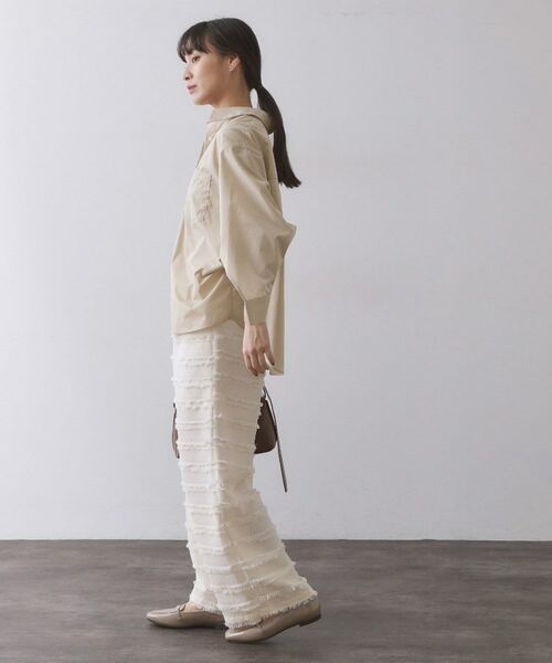 OPAQUE.CLIP / オペーク ドット クリップ シャツ・ブラウス | フォルムデザインシャツ【洗濯機OK】 | 詳細11