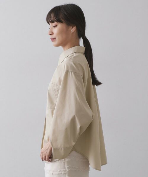 OPAQUE.CLIP / オペーク ドット クリップ シャツ・ブラウス | フォルムデザインシャツ【洗濯機OK】 | 詳細14