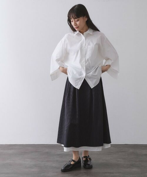 OPAQUE.CLIP / オペーク ドット クリップ シャツ・ブラウス | フォルムデザインシャツ【洗濯機OK】 | 詳細3