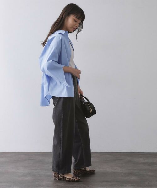 OPAQUE.CLIP / オペーク ドット クリップ シャツ・ブラウス | フォルムデザインシャツ【洗濯機OK】 | 詳細7