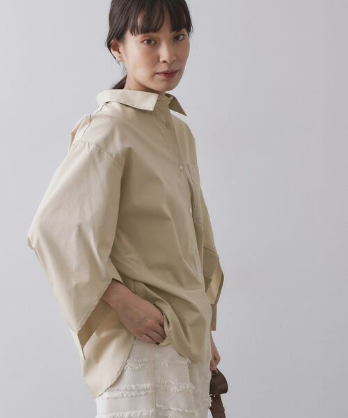 OPAQUE.CLIP / オペーク ドット クリップ シャツ・ブラウス | フォルムデザインシャツ【洗濯機OK】 | 詳細9