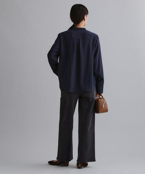 OPAQUE.CLIP / オペーク ドット クリップ シャツ・ブラウス | 【es】ブザム切替バンドカラーシャツブラウス【洗濯機OK/防シワ/UVケア/接触冷感】 | 詳細18