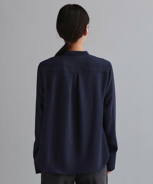 OPAQUE.CLIP / オペーク ドット クリップ シャツ・ブラウス | 【es】ブザム切替バンドカラーシャツブラウス【洗濯機OK/防シワ/UVケア/接触冷感】 | 詳細23