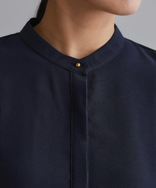 OPAQUE.CLIP / オペーク ドット クリップ シャツ・ブラウス | 【es】ブザム切替バンドカラーシャツブラウス【洗濯機OK/防シワ/UVケア/接触冷感】 | 詳細24