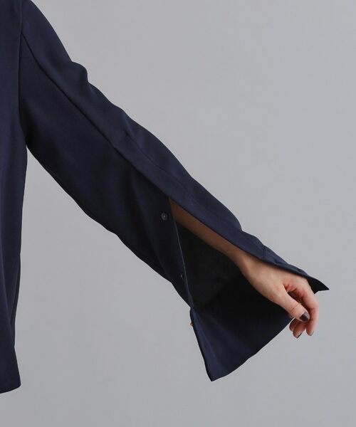 OPAQUE.CLIP / オペーク ドット クリップ シャツ・ブラウス | 【es】ブザム切替バンドカラーシャツブラウス【洗濯機OK/防シワ/UVケア/接触冷感】 | 詳細26