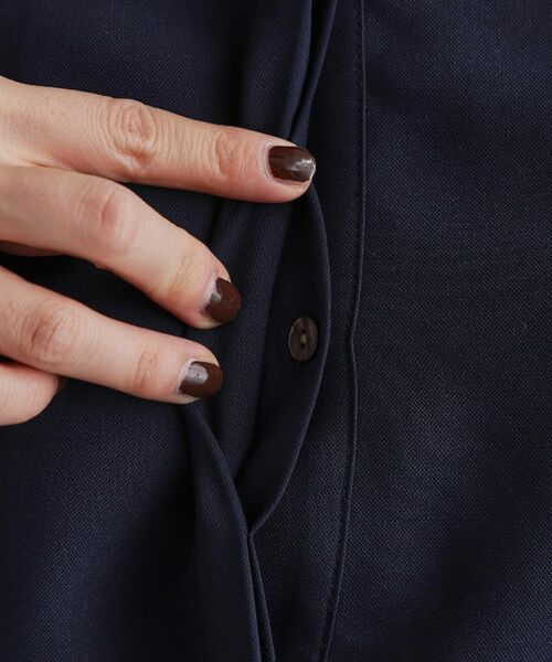 OPAQUE.CLIP / オペーク ドット クリップ シャツ・ブラウス | 【es】ブザム切替バンドカラーシャツブラウス【洗濯機OK/防シワ/UVケア/接触冷感】 | 詳細29