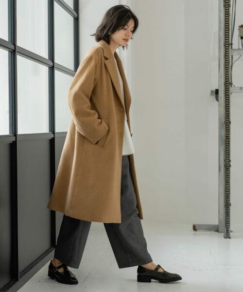 OPAQUE.CLIP / オペーク ドット クリップ その他アウター | カシミヤブレンドウールチェスターコート | 詳細10