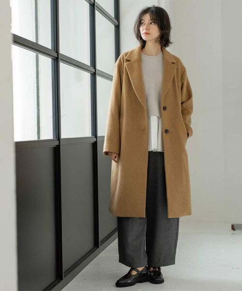 OPAQUE.CLIP / オペーク ドット クリップ その他アウター | カシミヤブレンドウールチェスターコート | 詳細9