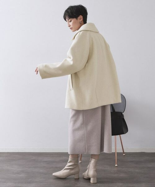 OPAQUE.CLIP / オペーク ドット クリップ ピーコート | カシミヤブレンドウールミドルピーコート | 詳細28