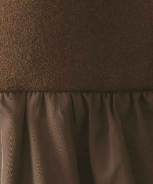OPAQUE.CLIP / オペーク ドット クリップ その他アウター | ウールライクペプラムドッキングアウター【洗濯機洗い可】 | 詳細10