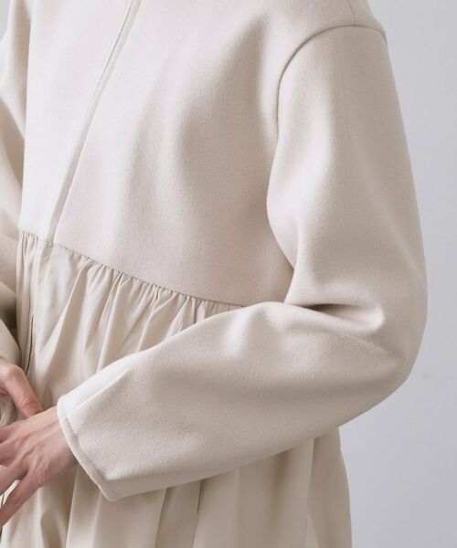 OPAQUE.CLIP / オペーク ドット クリップ その他アウター | ウールライクペプラムドッキングアウター【洗濯機洗い可】 | 詳細20