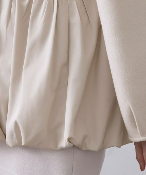 OPAQUE.CLIP / オペーク ドット クリップ その他アウター | ウールライクペプラムドッキングアウター【洗濯機洗い可】 | 詳細22