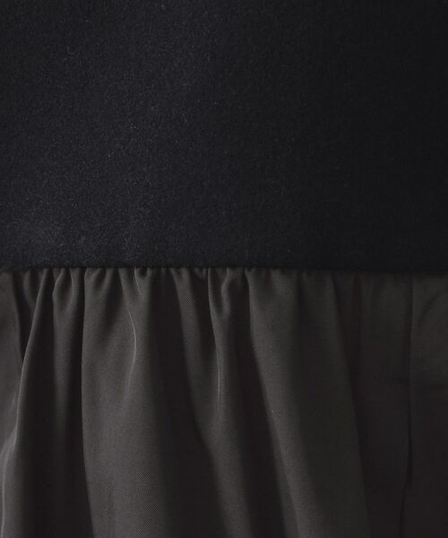 OPAQUE.CLIP / オペーク ドット クリップ その他アウター | ウールライクペプラムドッキングアウター【洗濯機洗い可】 | 詳細5