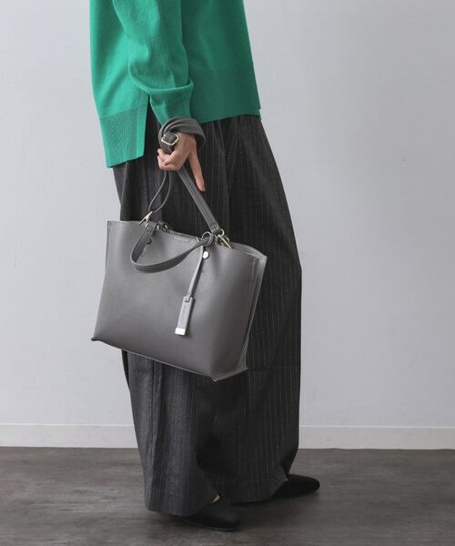 OPAQUE.CLIP / オペーク ドット クリップ トートバッグ | 【2WAY/名品】バイカラー3層ミドルトートバッグ | 詳細1