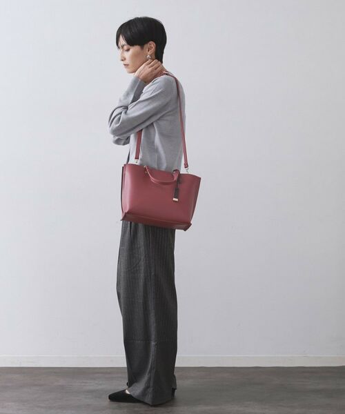 OPAQUE.CLIP / オペーク ドット クリップ トートバッグ | 【2WAY/名品】バイカラー3層ミドルトートバッグ | 詳細12