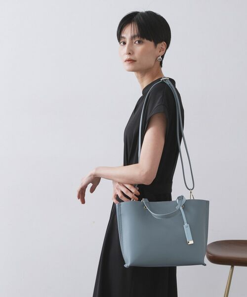 OPAQUE.CLIP / オペーク ドット クリップ トートバッグ | 【2WAY/名品】バイカラー3層ミドルトートバッグ | 詳細13