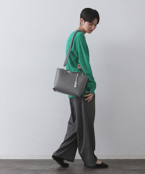 OPAQUE.CLIP / オペーク ドット クリップ トートバッグ | 【2WAY/名品】バイカラー3層ミドルトートバッグ | 詳細3