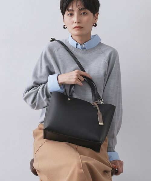 OPAQUE.CLIP / オペーク ドット クリップ トートバッグ | 【2WAY/名品】バイカラー3層ミドルトートバッグ | 詳細4