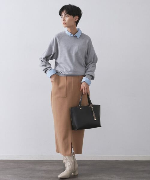 OPAQUE.CLIP / オペーク ドット クリップ トートバッグ | 【2WAY/名品】バイカラー3層ミドルトートバッグ | 詳細6