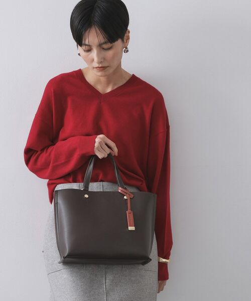 OPAQUE.CLIP / オペーク ドット クリップ トートバッグ | 【2WAY/名品】バイカラー3層ミドルトートバッグ | 詳細7