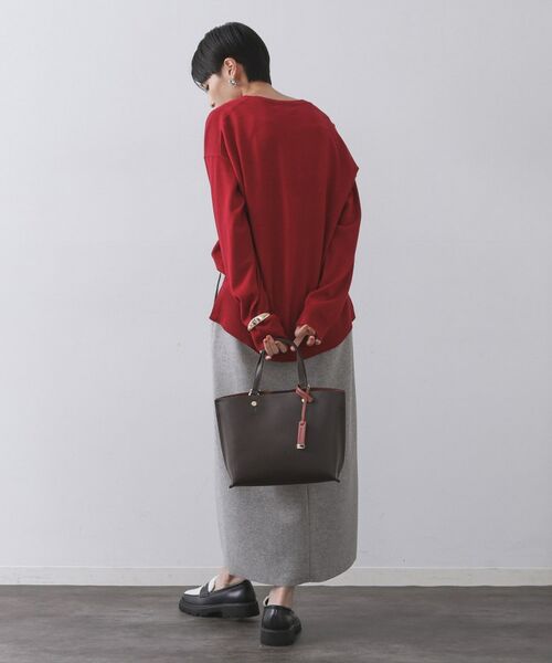 OPAQUE.CLIP / オペーク ドット クリップ トートバッグ | 【2WAY/名品】バイカラー3層ミドルトートバッグ | 詳細9