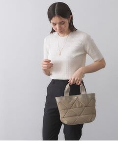 OPAQUE.CLIP / オペーク ドット クリップ トートバッグ | 【2WAY／軽量】トライアングルキルティングミドルトートバッグ